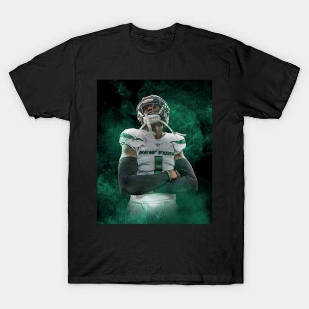 Ahmad "Sauce" Gardner New York Sports Art T-Shirt by JRoseGraphics